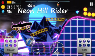 Neon Hill Rider